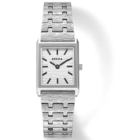 Breda Women's 'virgil Revival' Silver Stainless Steel Bracelet Watch, 20mm