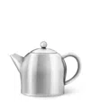 Bredemeijer Stainless Steel Doubled Walled 17 Fluid oz Satin Finish Teapot In Silver