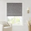 Breebe 1 Pcs 27x64' Total Blackout Cordless Roman Shade Grey In Gray