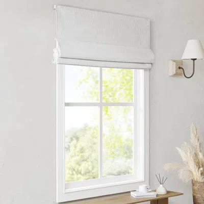 Breebe 1 Pcs 27x64' Total Blackout Cordless Roman Shade White