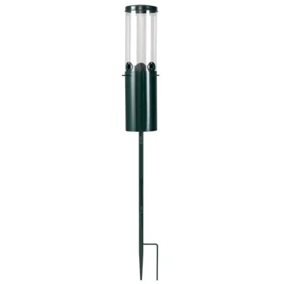 Breebe 10 Lbs Large Capacity Squirrel Proof Bird Feeder With Pole Mount And Baffle In Green