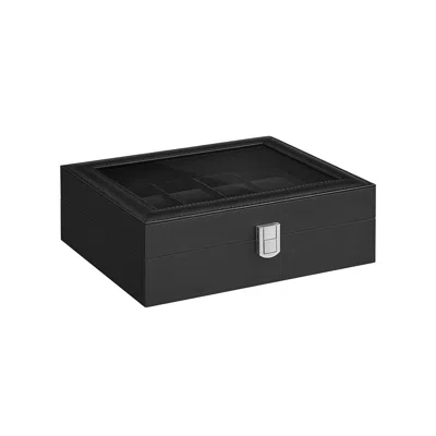 Breebe 10-slot Watch Box With Glass Lid