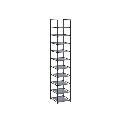 Breebe 10-tier Shoe Rack 13 X 13 X 68.1 Inches