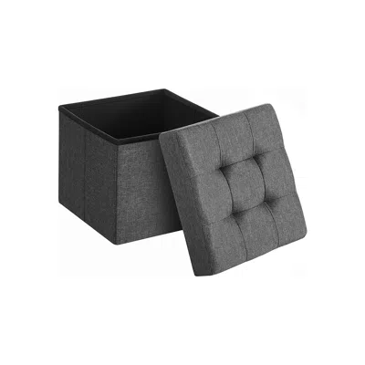 Breebe 11.8 Inches Folding Storage Ottoman
