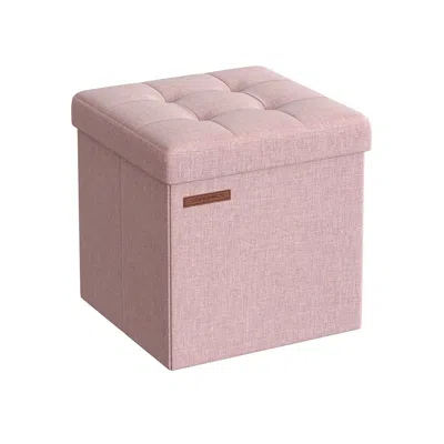Breebe 11.8 Inches Small Folding Storage Ottoman Cube