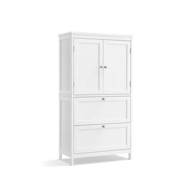 Breebe 11.8"d X 23.6"w X 31.5"h Bathroom Floor Storage Cabinet
