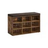 Breebe 11.9"d X 30.9"w X 18.9"h Shoe Bench With Cushion