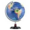 Breebe 12 Inch Illuminated World Globe Antique Light Up Globe Night Lamp In Multi