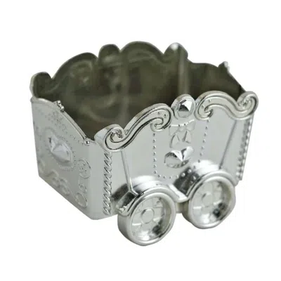 Breebe 12 Pack 2.5" Silver Mini Chariot Treat Party Favor Boxes, Small Candy Container Gift Boxes