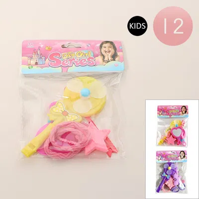 Breebe 12 Set Of 8 - Kids Pretend Play Beauty Accessory Set In Multi