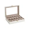 Breebe 12-slot Watch Case White