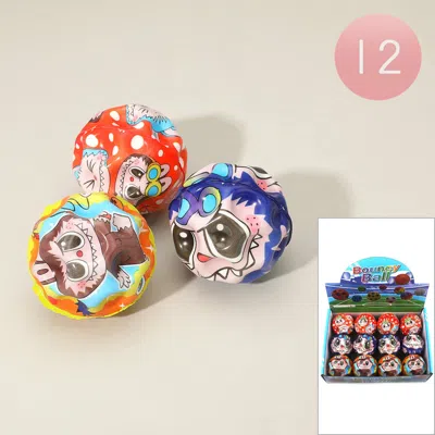 Breebe 12pcs - Monster Bunny Bouncy Ball Toys In Multi