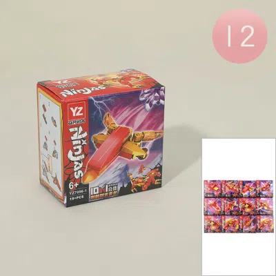 Breebe 12pcs - Ninja Building Block Toys In Multi
