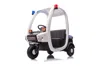 Breebe 12v Electric Three Wheeled Children's Box Car, Police Car, 2-seater Remote Control Riding Toy, With  In Multi