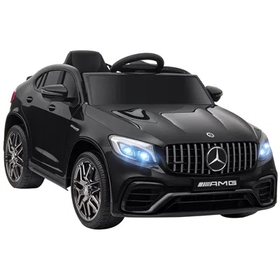 Breebe 12v Kids Ride On Mercedes Amg Glc63s Coupe With Remote Control In Black