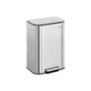 Breebe 13-gallon (50 L) Trash Can Can With Lid In Metallic