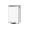 Breebe 13-gallon Trash Can With Soft-close Lids In White
