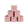 Breebe 13-inch Non-woven Fabric Bins With Double Handles Jelly Pink