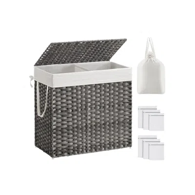 Breebe 130l Clothes Hamper With Removable Liner Bags