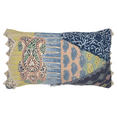 Breebe 14" X 26" Cotton Throw Pillow In Multi