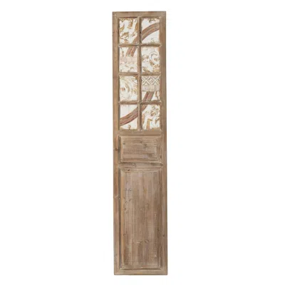 Breebe 15x73.2" Wooden Decorative Panel, Decorative Wall Sculpture In Brown