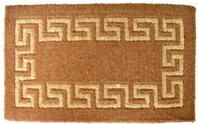 Breebe 18" X 30" Brown Coir Outdoor Door Mat