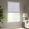 Breebe 1pc 34x64' Cordless Roman Blind Galen Matte Fabric In White