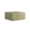 Breebe 2-layer Jewelry Box With Handle Laurel Green