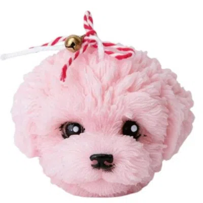 Breebe 2" Pink Unscented Dimensional Dog Candle