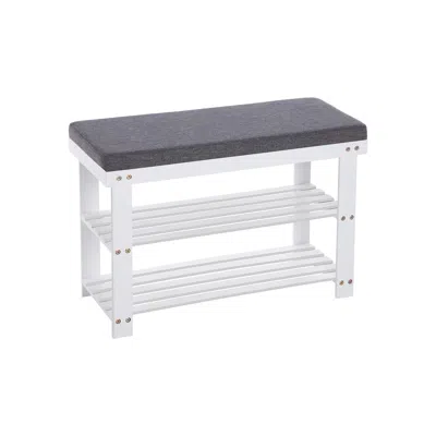Breebe 2-tier Bamboo Shoe Bench