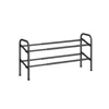 Breebe 2-tier Metal Shoe Rack Ink Black
