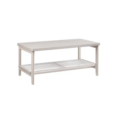 BREEBE 2-TIER RECTANGULAR COFFEE TABLE OATMEAL BEIGE