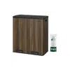 Breebe 2 X 8 Gallon (2 X 30 L) Trash Can For Kitchen - Dark Walnut In Brown