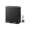 Breebe 2 X 8 Gallon Black Dual Trash Garbage Can With Lid