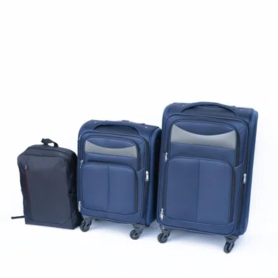 Breebe (20+24) Travel Case Two-piece Suitcase Set Oxford Trolley Case Without Password Lock Universal Wheel