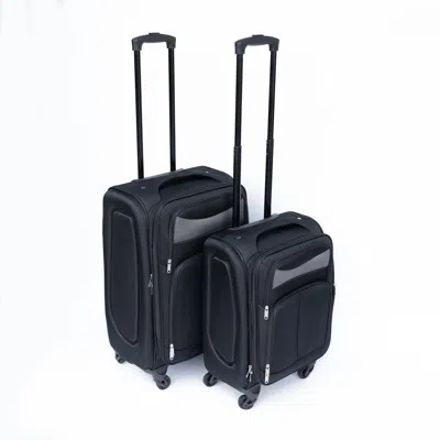 Breebe (20+24) Two-piece Suitcase Suitcase Set Oxford Trolley Case Without Password Lock Universal Wheel Bl In Blue
