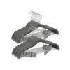 Breebe 20-pack Velvet Pants Hangers With Adjustable Clips Grey