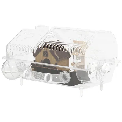 Breebe 21.5" Hamster Cage With Large Wheel, Hideout & Accessories In Multi