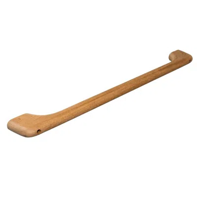 Breebe 23" Traditional Solid Teak Towel Bar In Brown