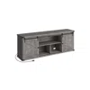 Breebe 23.9" High Tv Stand For Tvs Up To 75 Inches Misty Gray