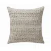 Breebe 24" Beige Wool Throw Pillows