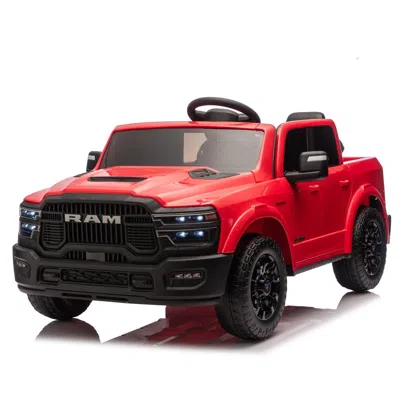 Breebe 24v 160w Officially Licensed Dodge Ram 2500 Design 2-seater Kids Ride On Truck,w/ Remote Control,w/2 In Multi
