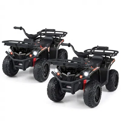 Breebe 24v Electric Ride On Quad With Led Headlights In Black