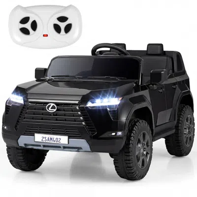 Breebe 24v Ride On Car 4wd Licensed Lexus Gx550 Electric Vehicle With Remote For Boys Girls Aged 3+ In Black