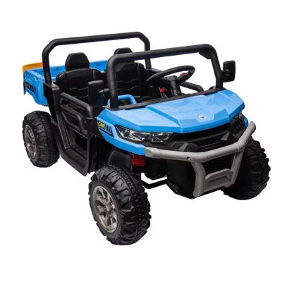 Breebe 24v Ride On Truck 2 Seater Ride On Utv With 2x200w Motor Ride On Dump Truck With Dump Bed/shovel Rid In Multi