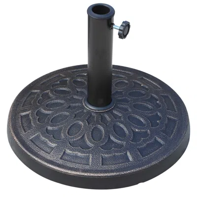 Breebe 26 Lb Heavy Duty Patio Umbrella Base In Blue