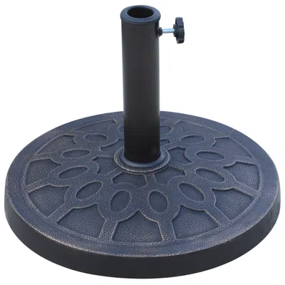 Breebe 26 Lb Round Resin Patio Umbrella Base In Purple