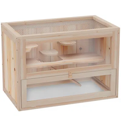 Breebe 2-level Hamster Cage For Mice, Rats And Small Animals With Shelf And Ladder In Multi