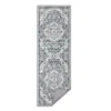 Breebe 2'w X 6'l Area Rug, Traditional Vintage Style - Dove Gray In Blue