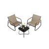 Breebe 3-piece Patio Furniture Set In Brown